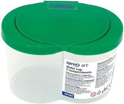 SPREE - Water cup with 2 compartments