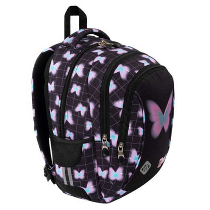 COMING SOON - Pastel Butterfly 3 compartment Backpack BP26 39x27x17 cm