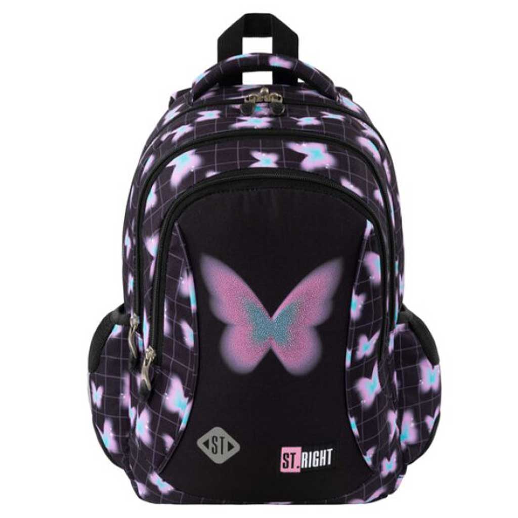 COMING SOON - Pastel Butterfly 3 compartment Backpack BP26 39x27x17 cm