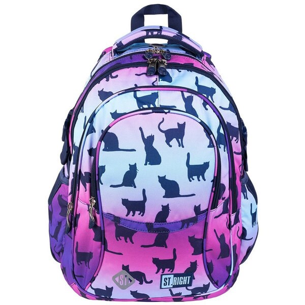 NIGHT CATS 4-compartment backpack BP01 43x32x21 cm