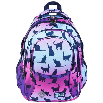 NIGHT CATS 4-compartment backpack BP01 43x32x21 cm