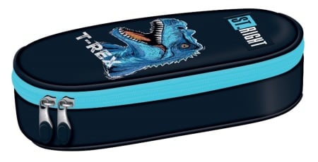Blue Tirex 1 compartment pencil case