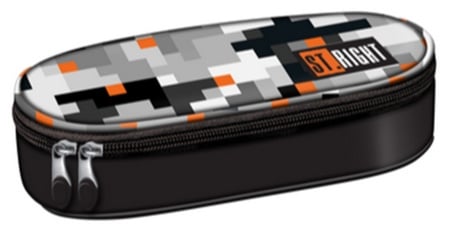 Pixels 1 compartment pencil case