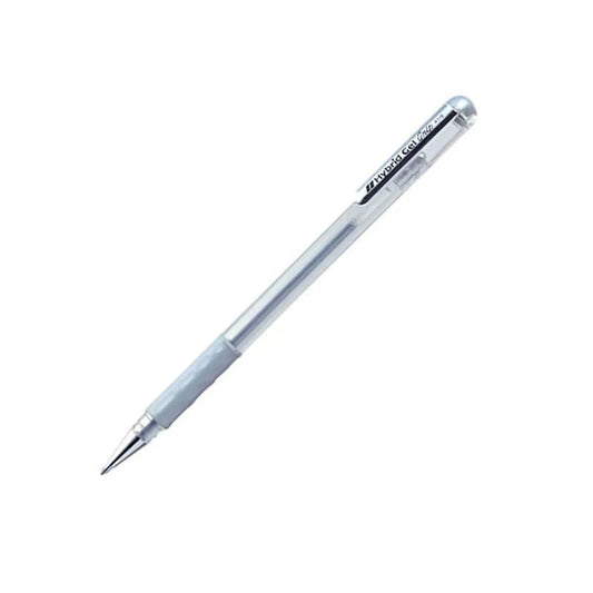 Pentel Hybrid Gel Grip Silver