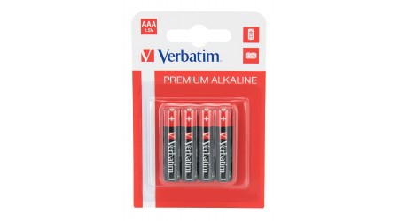 VERBATIM AAA 4PACK BATTERY