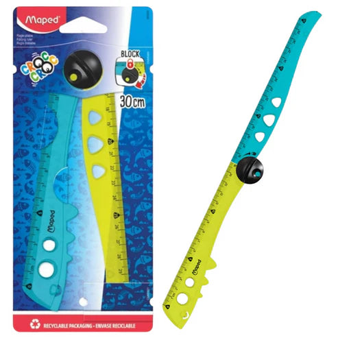 Maped - Croc Croc ruler 30cm foldable