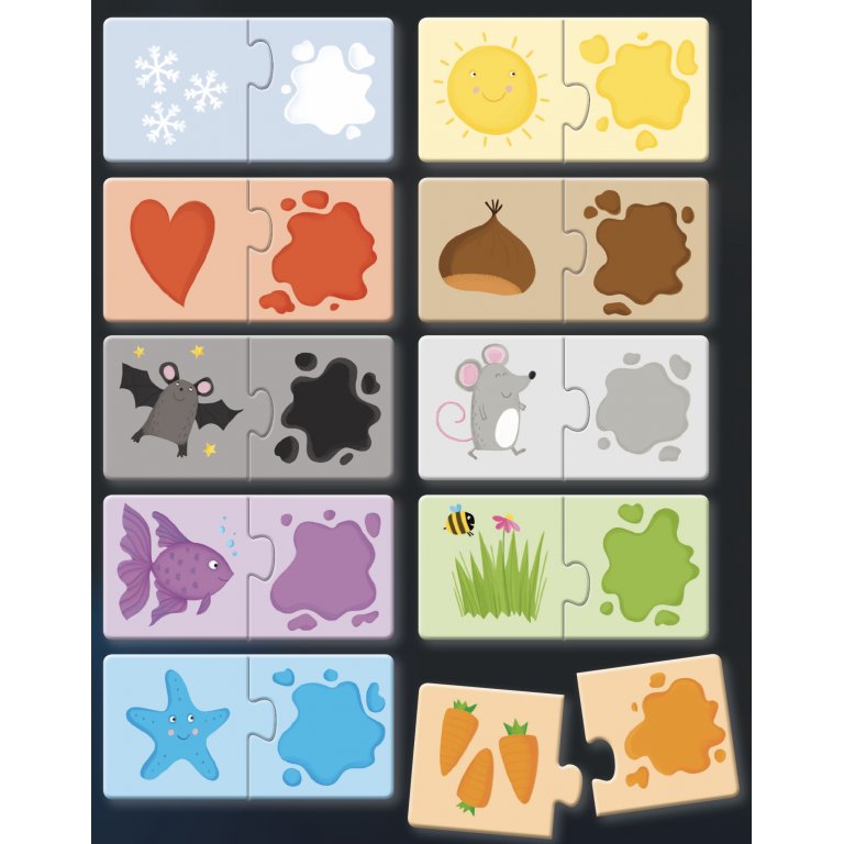 Colours - Page Book + Puzzles - Sassi