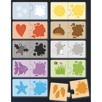 Colours - Page Book + Puzzles - Sassi