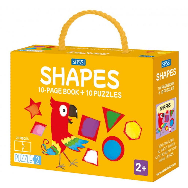 Shapes - Page Book + Puzzles - Sassi