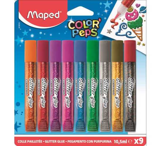Maped Glitter Glue x9