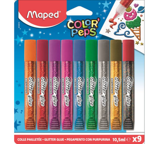 Maped Glitter Glue x9