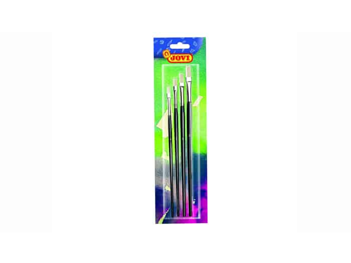 Brushes Flat Blister Set of 4