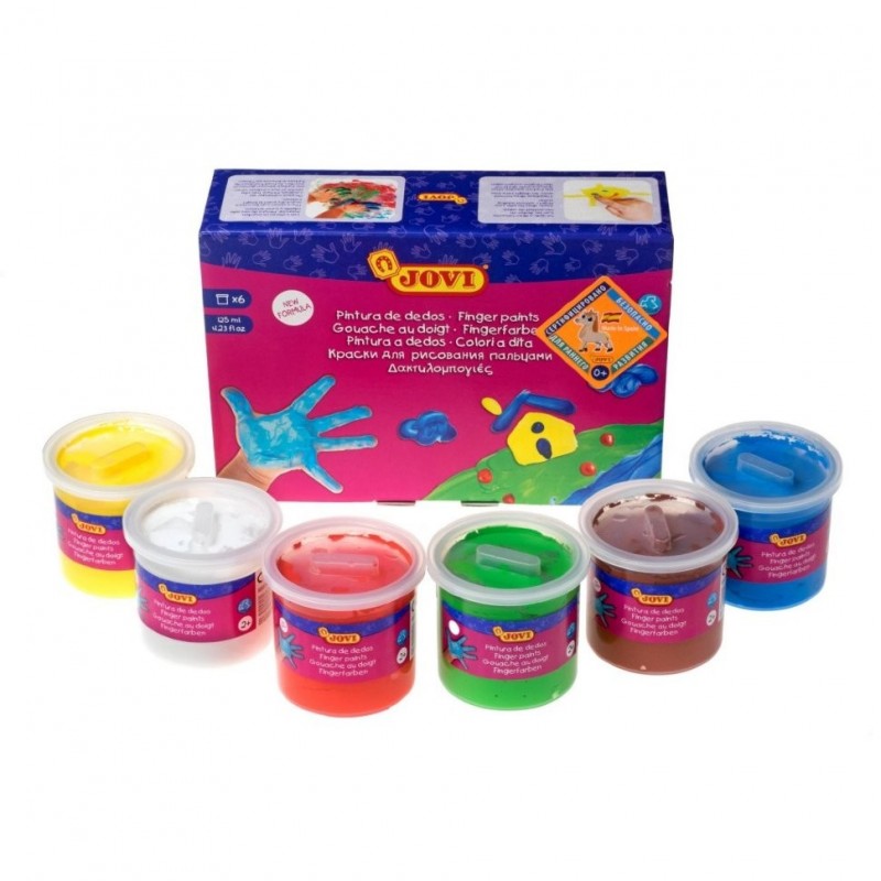JOVI Finger Paints x6 125cc