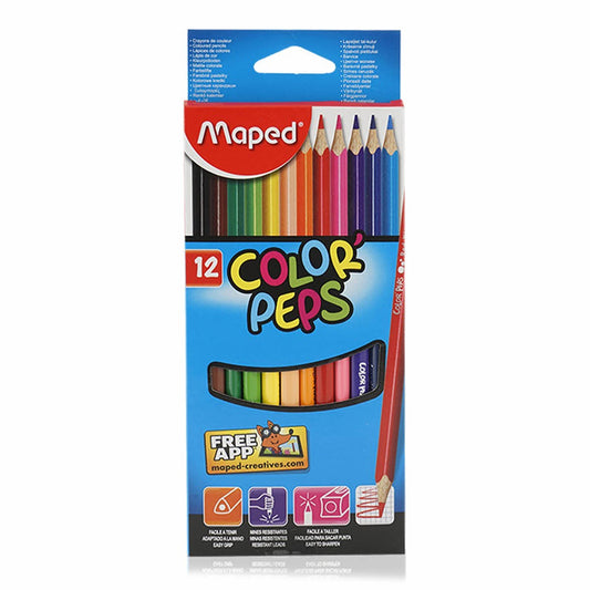 Maped ColorPeps Coloured Pencils x12