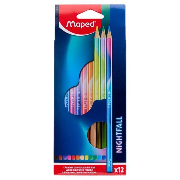 Maped Nightfall Coloured Pencils x12