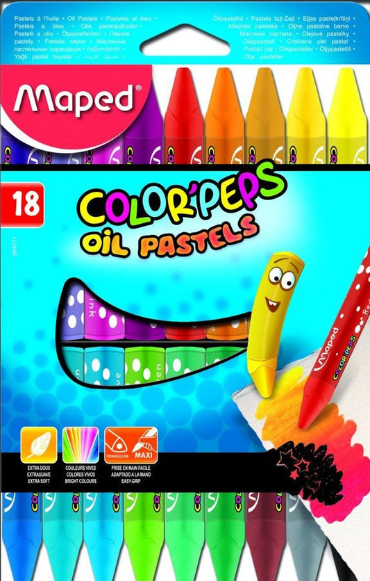 Maped Oil Pastels x18