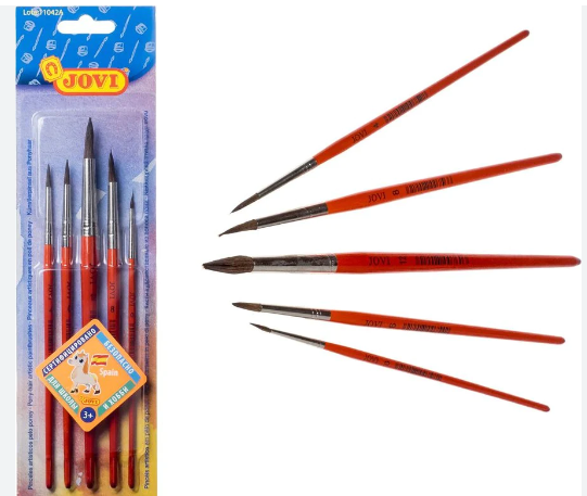 Brushes Round Set of 5