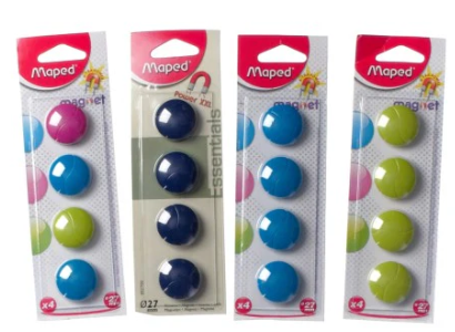 Maped Circle Magnets 27mm