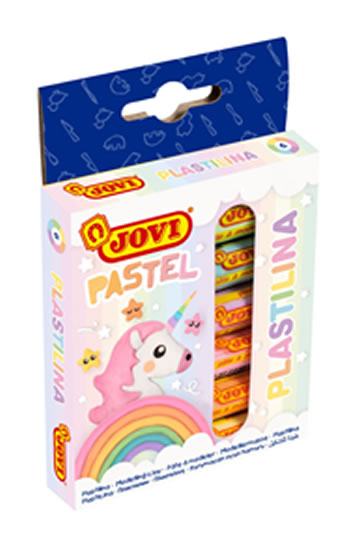 Plasticine PASTEL COLORS Sticks x6