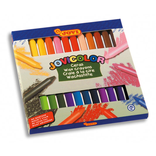 Crayons Thick Wax x24