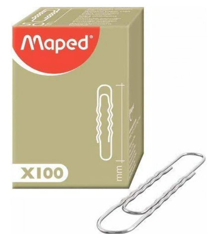 Maped Paper Clips 77mm Box x100