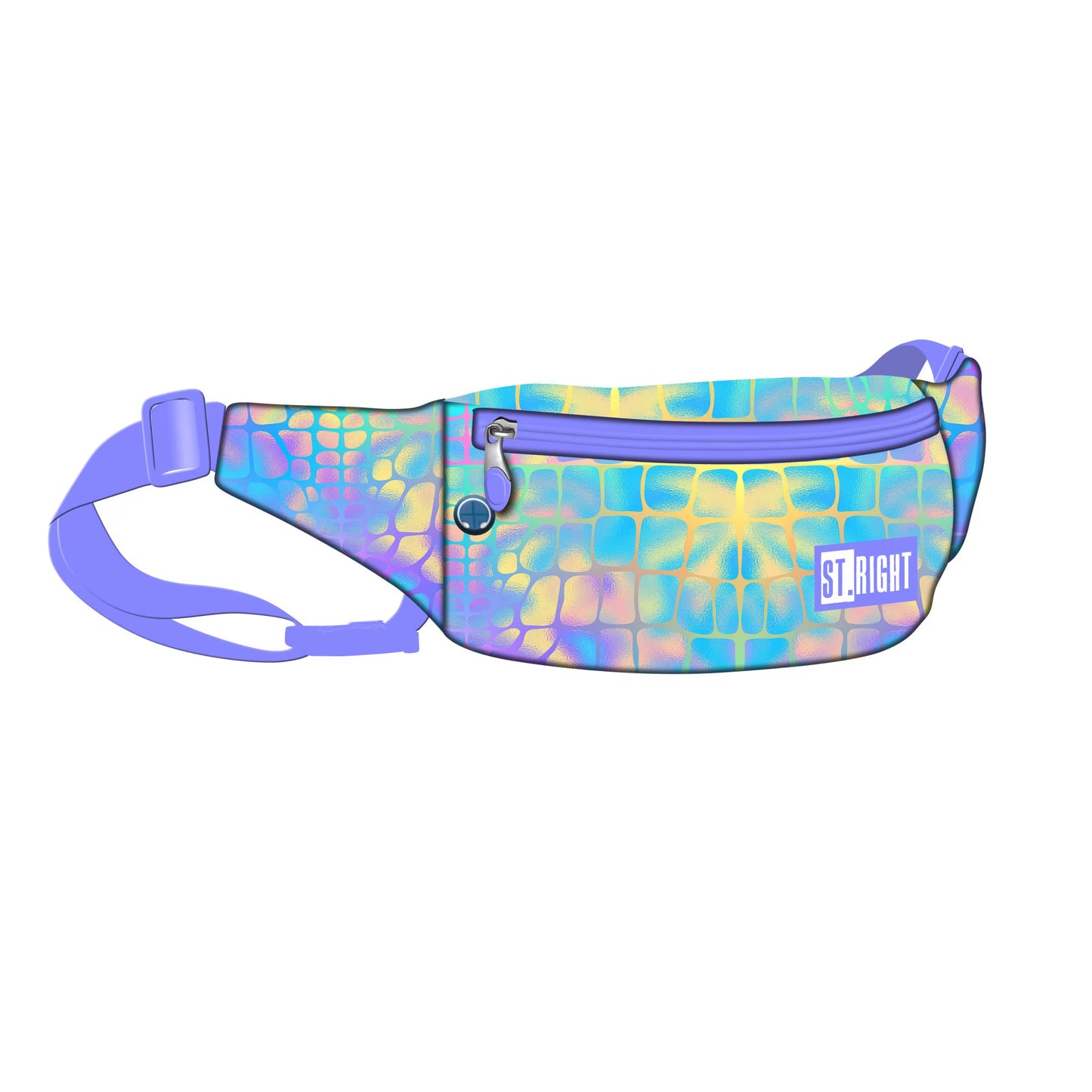 Pastel Snake Waist Bag