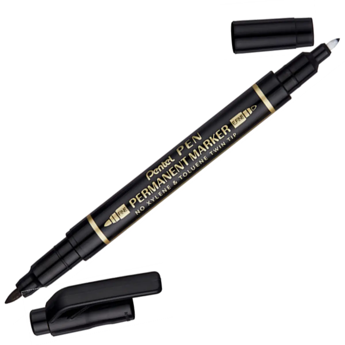 PENTEL PEN - TWIN TIP (FINE AND EXTRA FINE) PERMANENT MARKER