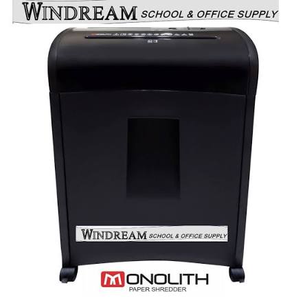 MONOLITH CROSS CUT PAPER SHREDDER 14LITRES