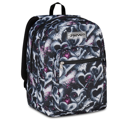 Seven® DOUBLE BACKPACK PINK HEARTS