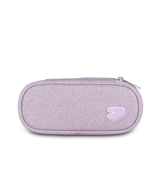 Seven® DOUBLE PENCIL BAG SHINY TECH LILAC