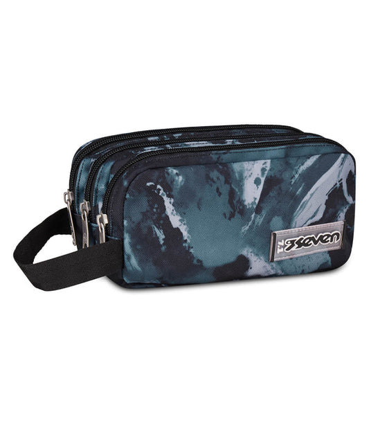 Seven® TRIPLE 3 ZIP PENCIL BAG