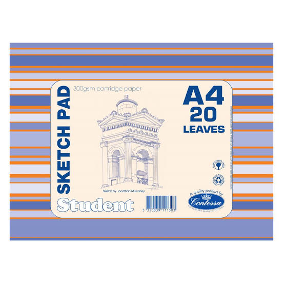 Student Sketch Pad A4 300g 20 Leaves