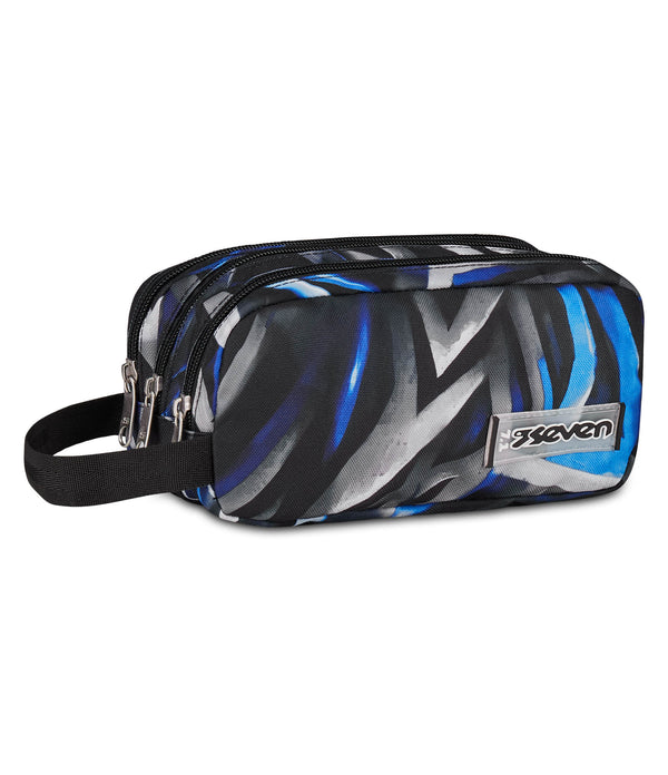 Seven® TRIPLE 3 ZIP PENCIL BAG