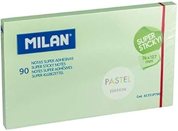 Milan Pastel Sticky Notes 7.6 x 12.7cm A Pack Of 90pcs