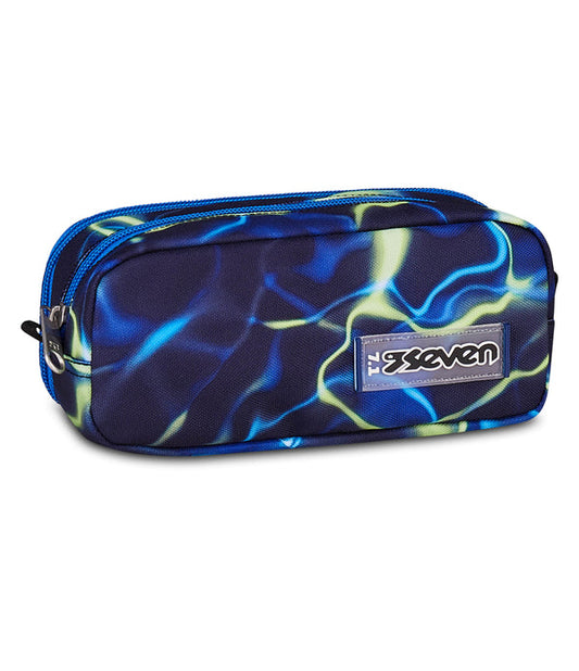Seven® DOUBLE PENCIL BAG BLU FUSION