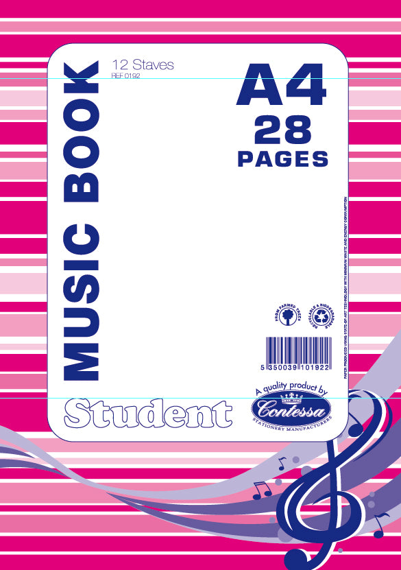 MUSIC BOOK A4 - Contessa