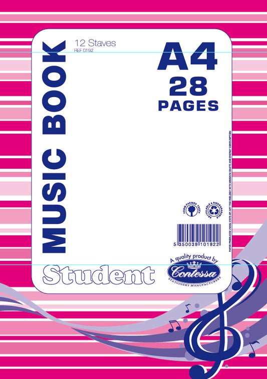 MUSIC BOOK A4 - Contessa