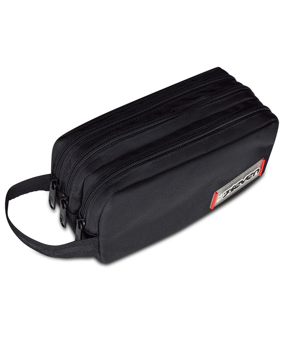 Seven® TRIPLE 3 ZIP PENCIL BAG BLACK