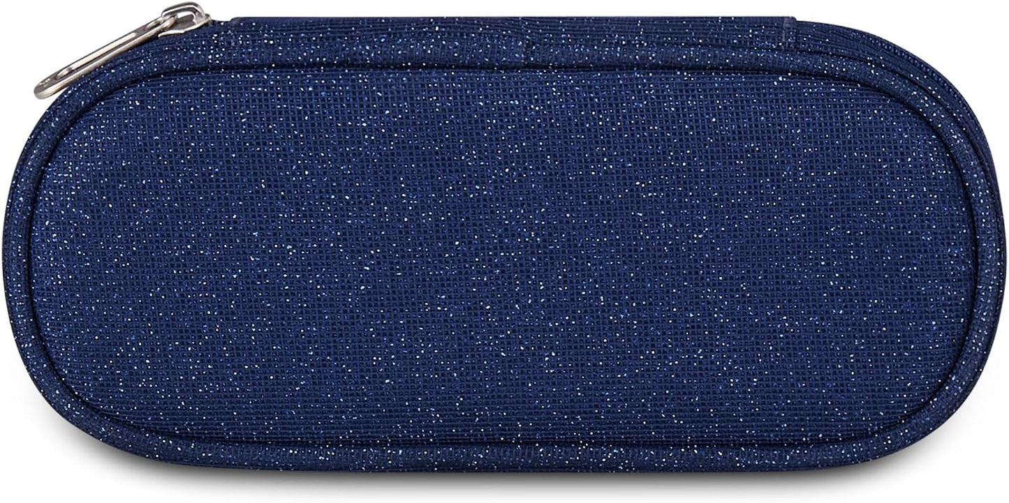 Seven® DOUBLE PENCIL BAG SHINY TECH BLUE