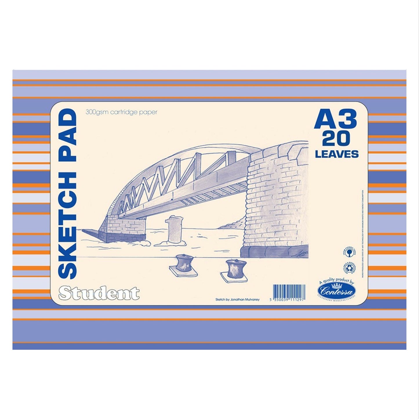 Student Sketch Pad A3 300g 20 Leaves
