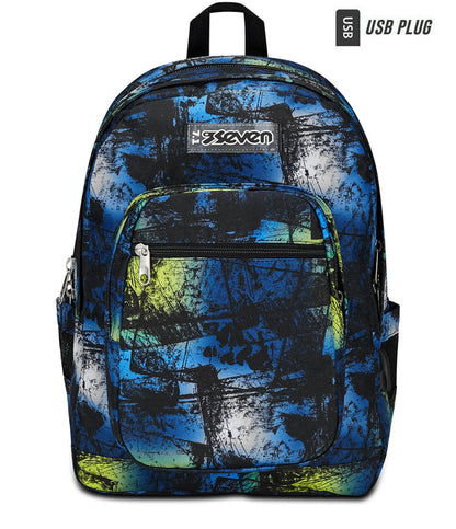 Seven® FREETHINK BACKPACK - Blue and Yellow