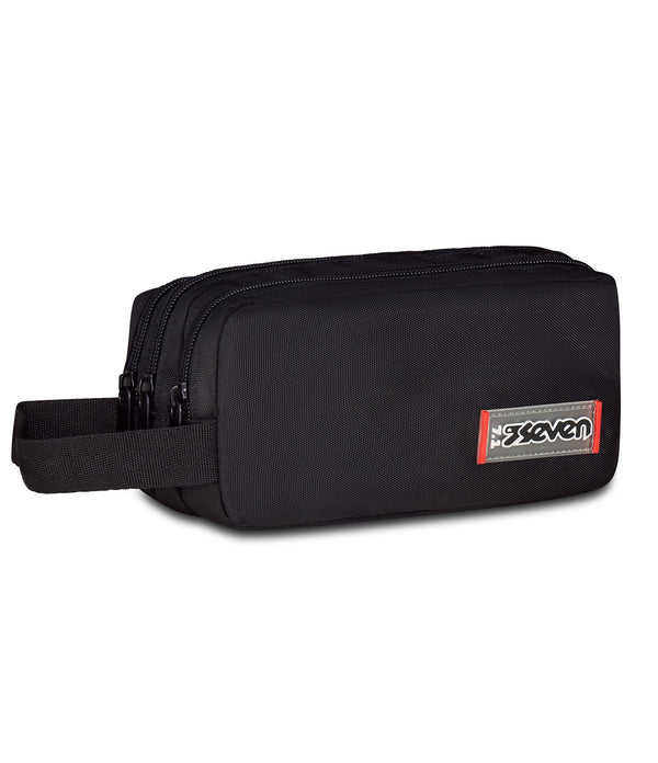 Seven® TRIPLE 3 ZIP PENCIL BAG BLACK