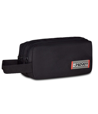 Seven® TRIPLE 3 ZIP PENCIL BAG BLACK