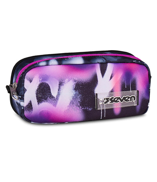 Seven® DOUBLE PENCIL BAG BUZZY NOTE
