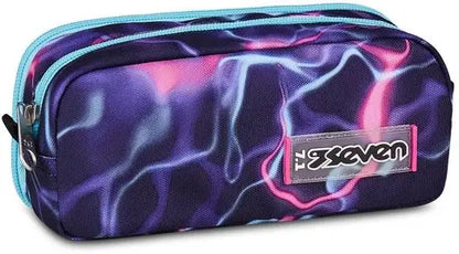 Seven® DOUBLE PENCIL BAG ELECTRIC VIBE