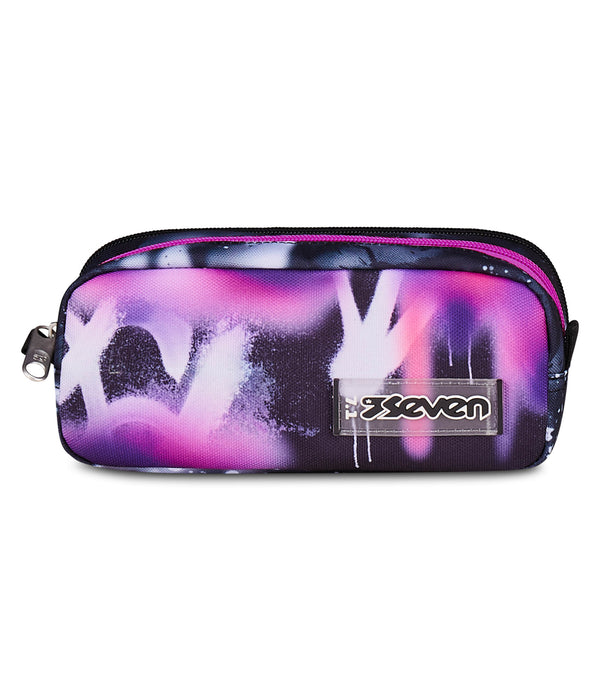 Seven® DOUBLE PENCIL BAG BUZZY NOTE