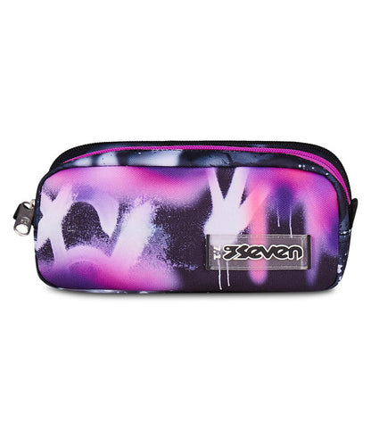 Seven® DOUBLE PENCIL BAG BUZZY NOTE