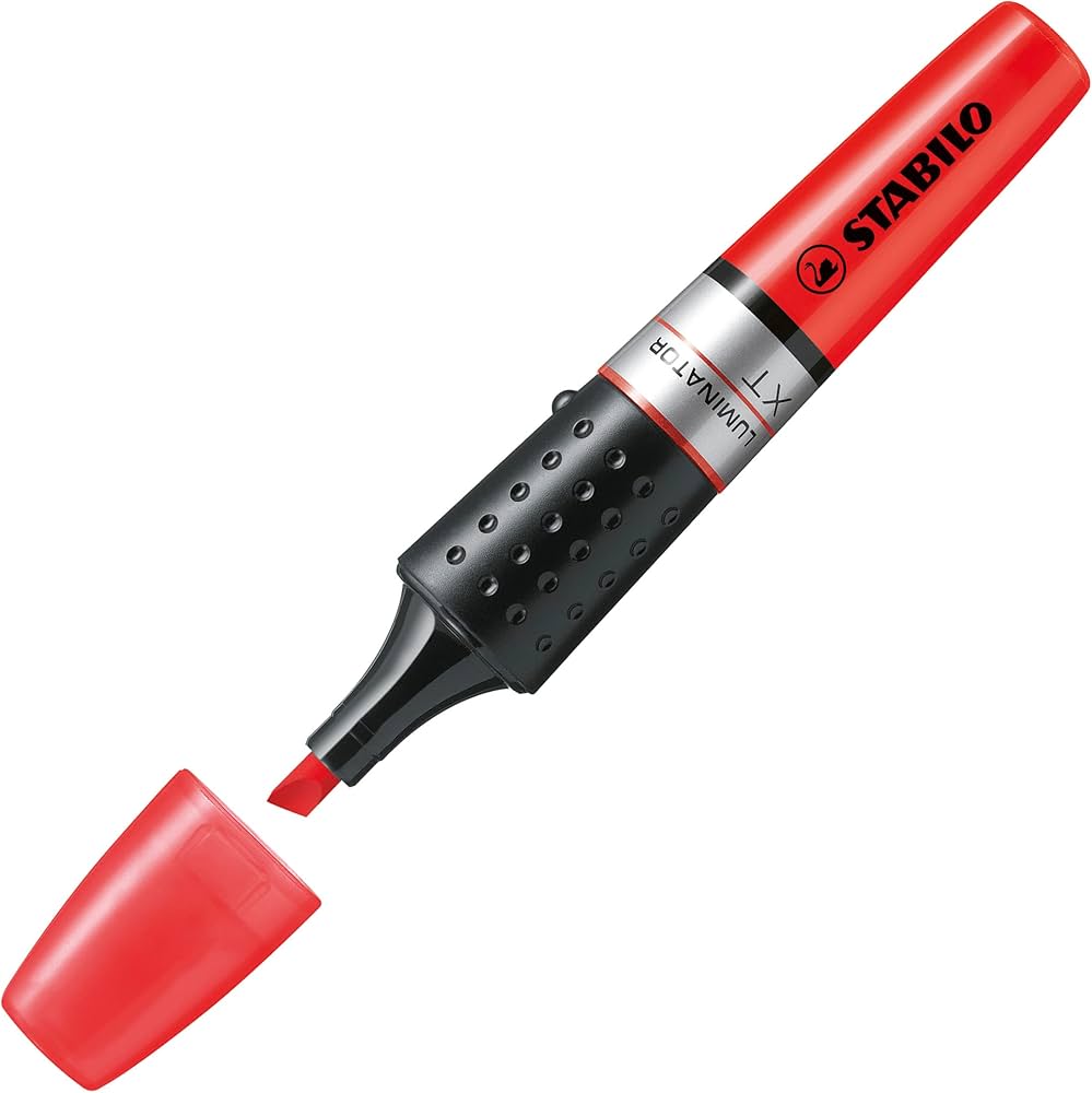 Stabilo Luminator Highlighter Red