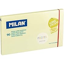 Milan Pastel Sticky Notes 7.6 x 12.7cm A Pack Of 90pcs