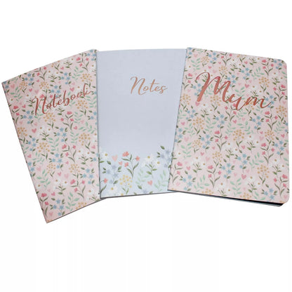 MUM - Set of 3 A6 lined notebooks